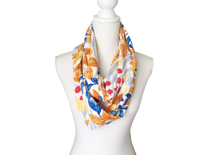 Schlauchschal Für Frühling Herbst Sommer Viskose Stoff Loop-Schal von BeeDeeCollection