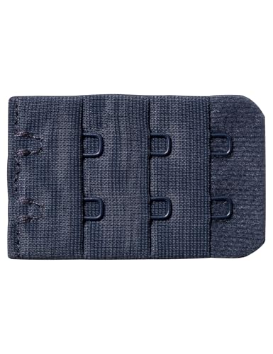 BeeDees Damen BH- Verlängerung im 3-er Pack Microfun V Darkblue, One Size mit Innenseite aus Plüsch, dreifach verstellbar von BeeDees