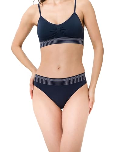 BeeDees Damen Boxer-String Comfee String (5-er Pack) dunkelblau | 40/42 von BeeDees