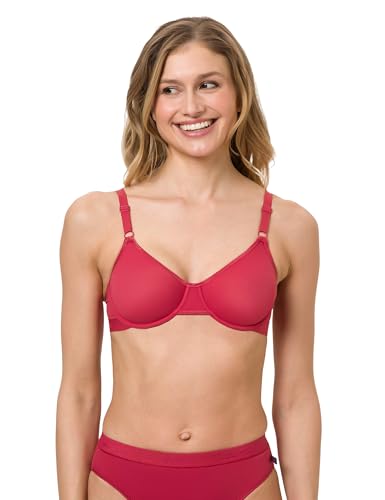 BeeDees Damen Bügel-BH Microfun W dunkelrot | 75D von BeeDees