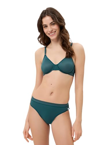 BeeDees Damen Bügel-BH Microfun W pinie, 90D mit Bügel Verstellbare Träger von BeeDees