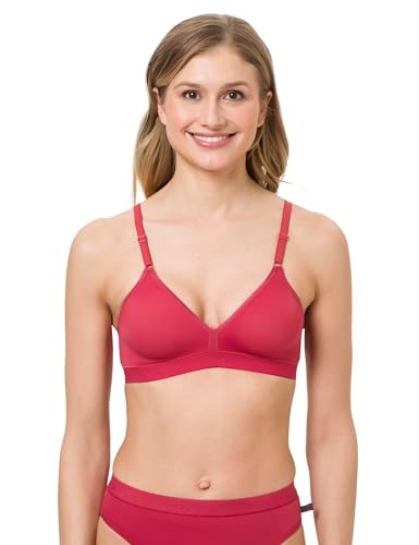 BeeDees Damen Soft-BH Microfun N dunkelrot | 90C von BeeDees