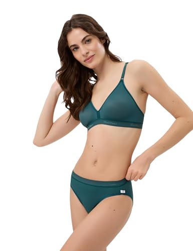 BeeDees Damen Soft-BH Microfun N pinie, 90C ohne Bügel Verstellbare Träger von BeeDees