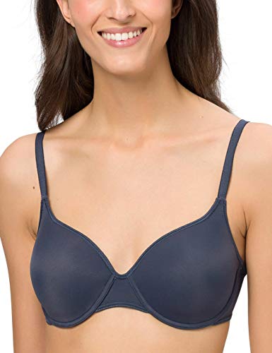 BeeDees Damen Stepy Soft WHP T-Shirt BH, Blau (Dunkelblau 625), 70C von BeeDees