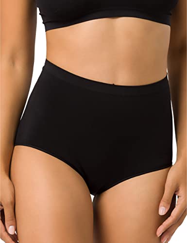 BeeDees Damen Taillenslip Comfee Pure schwarz | One Size von BeeDees