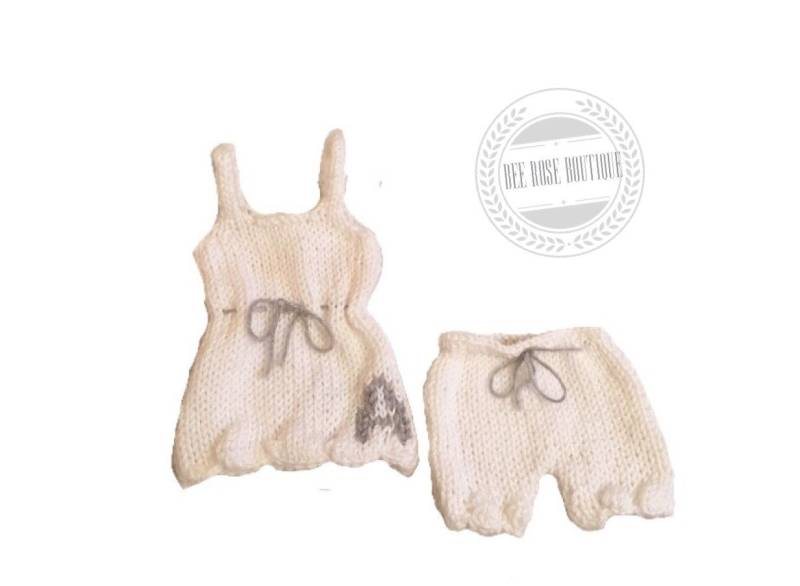 Neugeborenen Mädchen Mit Nach Hause Nehmen Outfit | Baby Kommt Personalisiertes Gestrickte Babykleidung Preemie Kleidung von BeeRoseBoutique