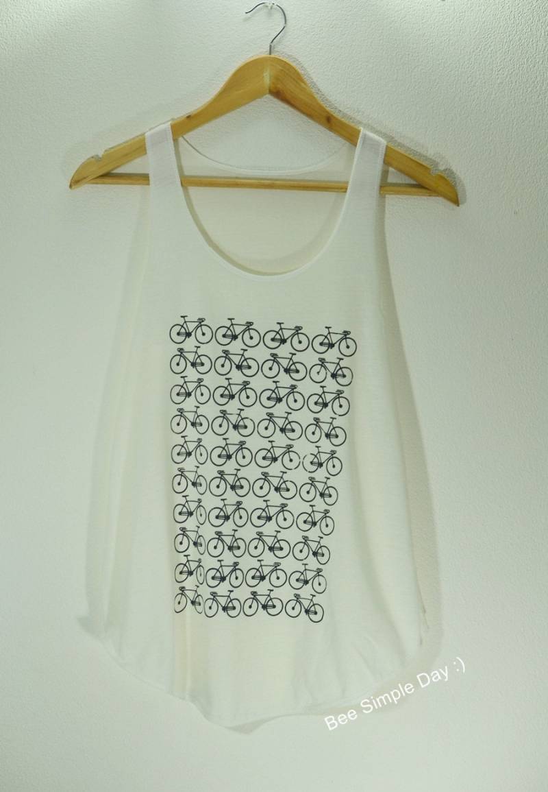 Tank Top Hipster Fahrrad Shirt Frauen Fitness Sommer Vintage-Tank-Tops Für Frau Yoga Kurze Festival von BeeSimpleDay
