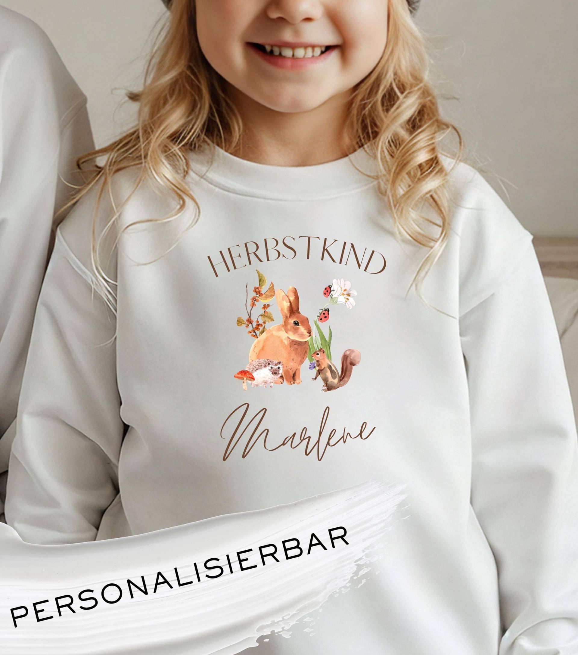 Sweater Für Den Herbst Aus Baumwollstoff, Pulli Pullover, Gemütliches Saison Sweatshirt, Herbstkind, Hoodie Kinder, Autumn Fall von BeeandNoles