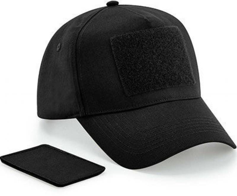 Beechfield® Baseball Cap Removable Patch 5 Panel Cap Baumwolle von Beechfield®