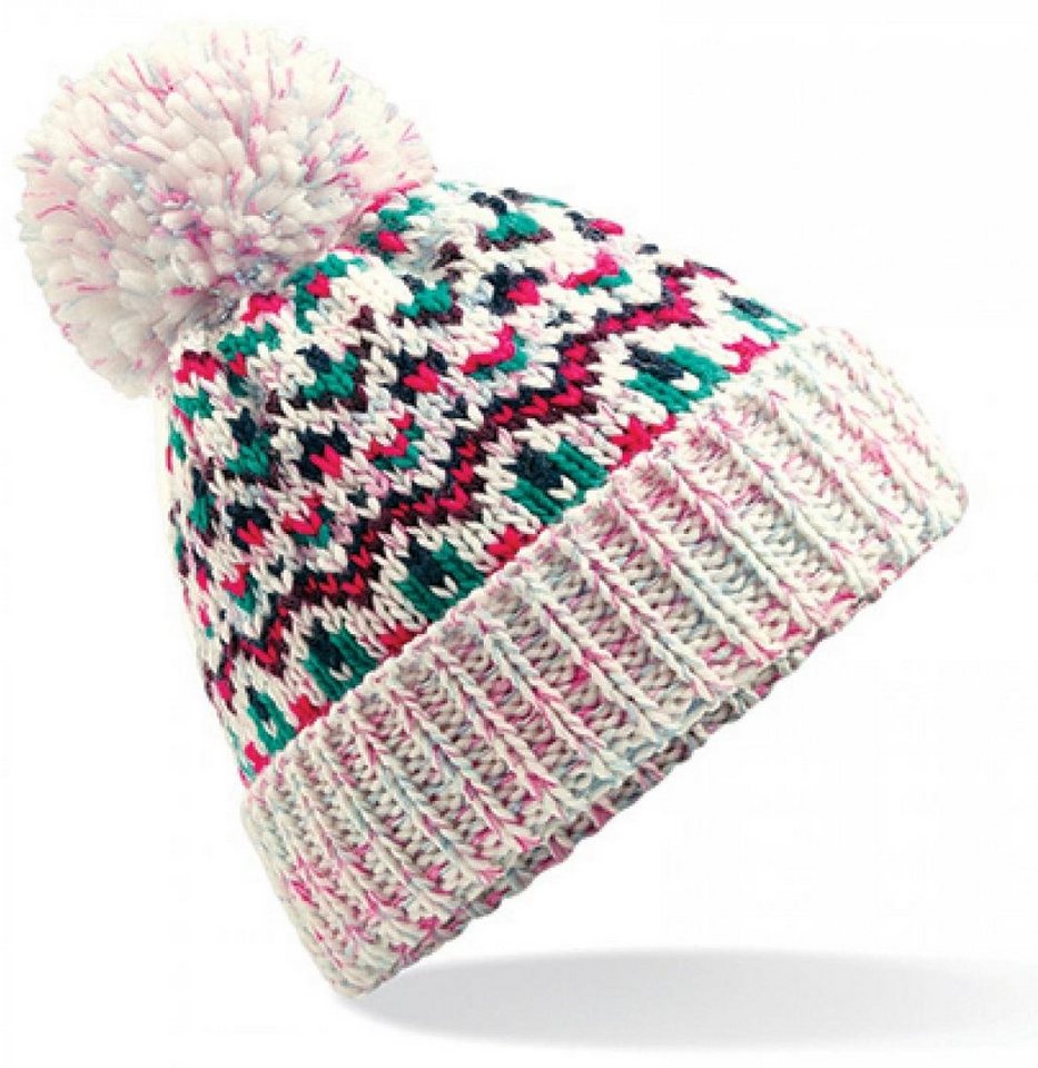 Beechfield® Bommelmütze Blizzard Bobble Beanie Wintermütze von Beechfield®