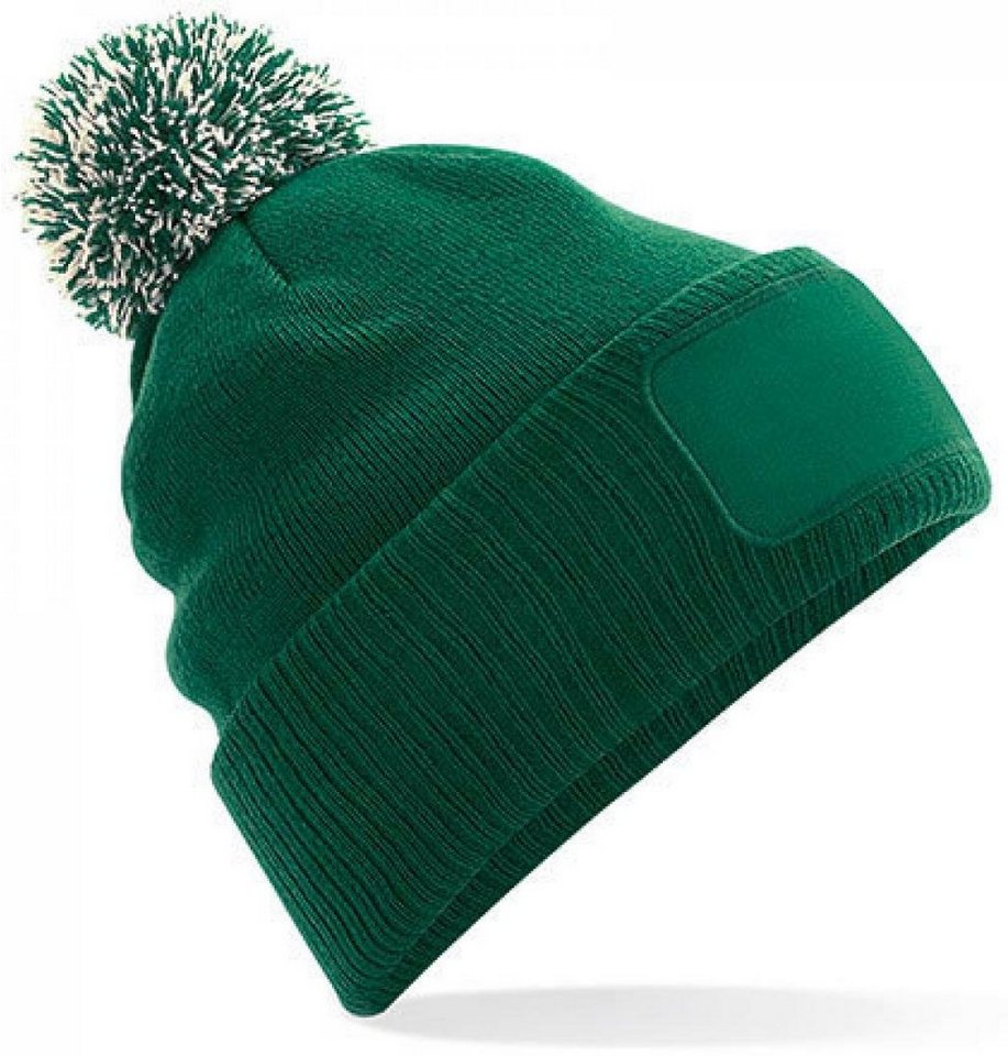 Beechfield® Bommelmütze Damenmütze Snowstar® Patch Beanie von Beechfield®