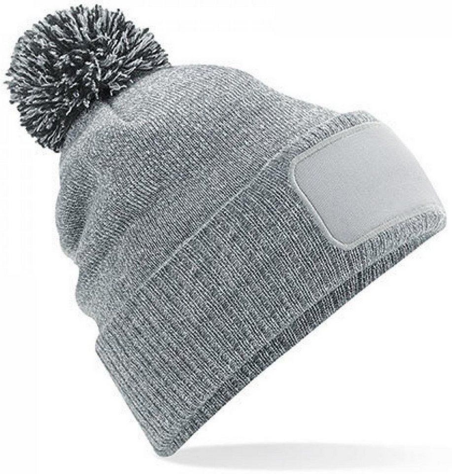 Beechfield® Bommelmütze Damenmütze Snowstar® Patch Beanie von Beechfield®