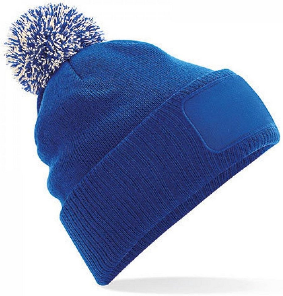 Beechfield® Bommelmütze Damenmütze Snowstar® Patch Beanie von Beechfield®