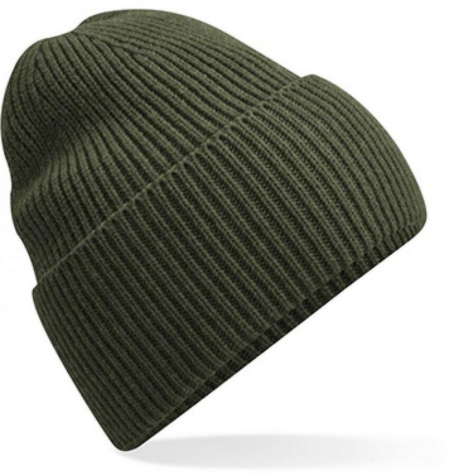 Beechfield® Bommelmütze Oversized Cuffed Beanie - 50% recycelten Polyester von Beechfield®