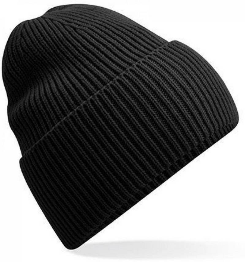 Beechfield® Bommelmütze Oversized Cuffed Beanie - 50% recycelten Polyester von Beechfield®