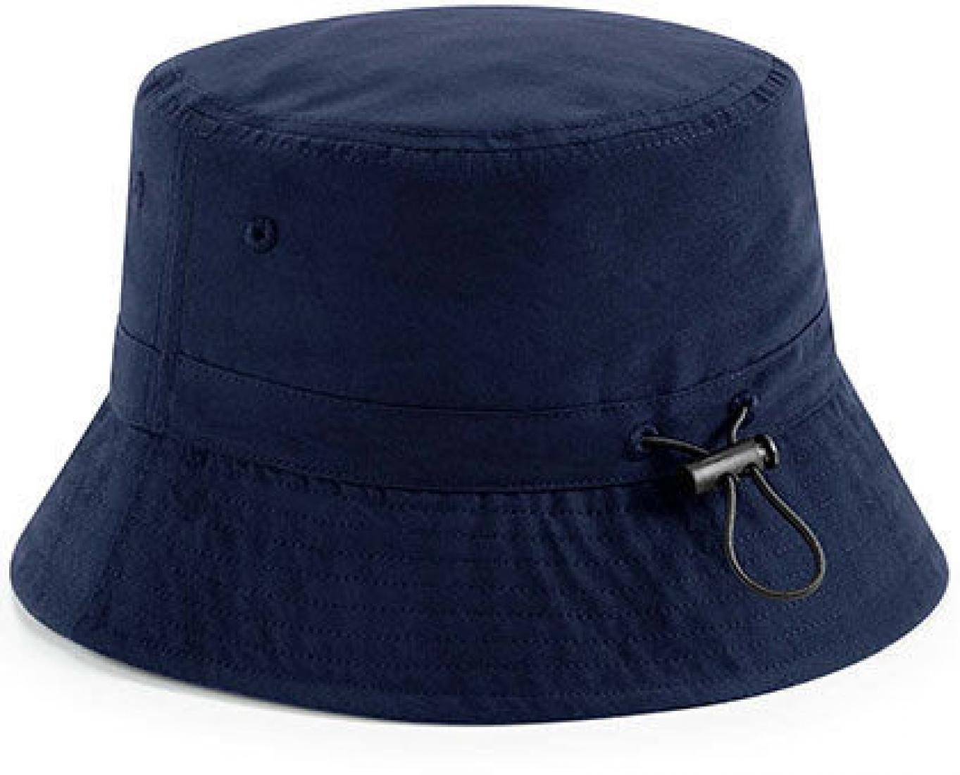 Beechfield® Outdoorhut Recycled Polyester Bucket Hat elastischer Kordelzug von Beechfield®