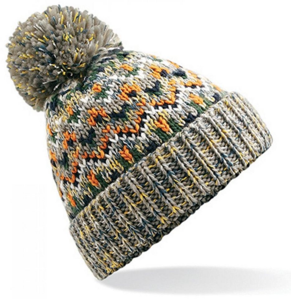 Beechfield® Bommelmütze Blizzard Bobble Beanie Wintermütze von Beechfield®