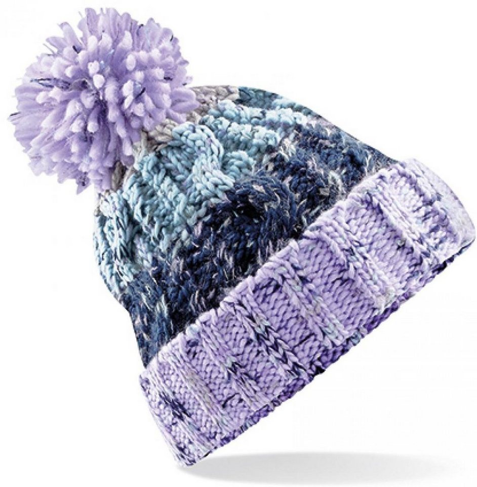 Beechfield® Bommelmütze Corkscrew Pom Pom Beanie Wintermütze von Beechfield®