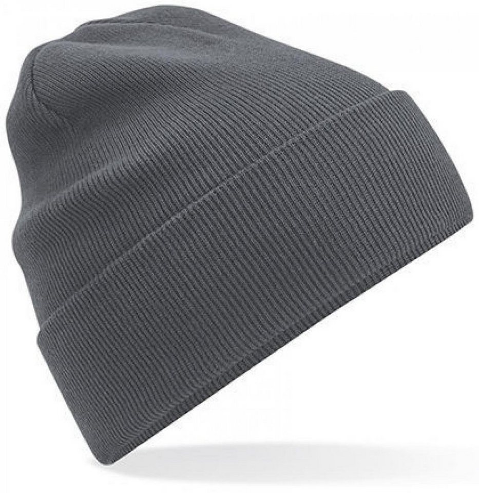 Beechfield® Bommelmütze Organic Cotton Original Cuffed Beanie - 100% Bio-Baumwolle von Beechfield®