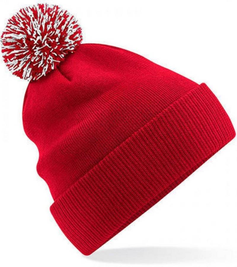 Beechfield® Bommelmütze Recycled Snowstar® Beanie - 100% recycelter Polyester von Beechfield®