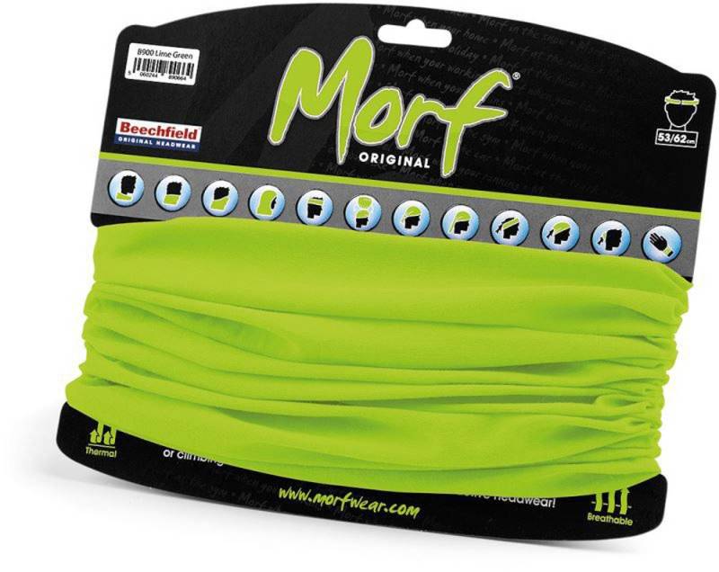Beechfield® Multifunktionstuch Morf® Original Schlauchschal Bandana Loop, (Spar-Set, 2er Pack), Atmungsaktives Gewebe von Beechfield®