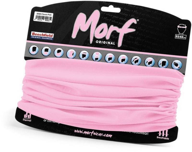 Beechfield® Multifunktionstuch Morf® Original Schlauchschal Bandana Loop, (Spar-Set, 2er Pack), Atmungsaktives Gewebe von Beechfield®
