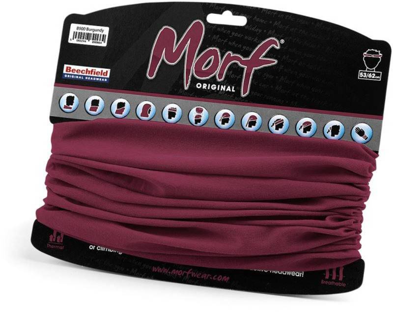 Beechfield® Multifunktionstuch Morf® Original Schlauchschal Bandana Loop, (Spar-Set, 2er Pack), Atmungsaktives Gewebe von Beechfield®