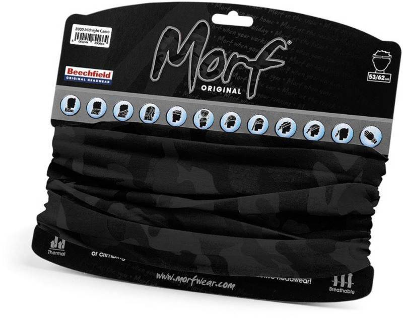 Beechfield® Multifunktionstuch Morf® Original Schlauchschal Bandana Loop, (Spar-Set, 2er Pack), Atmungsaktives Gewebe von Beechfield®
