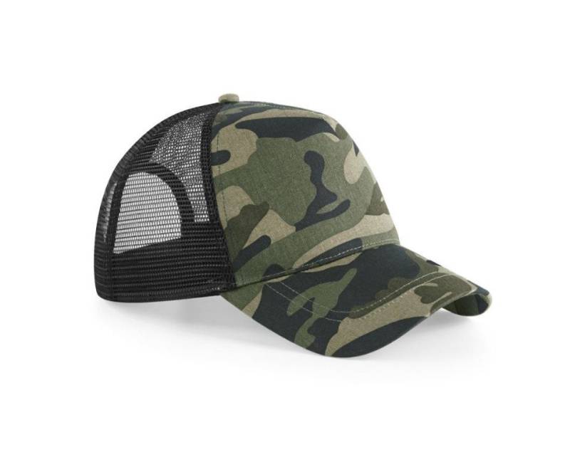 Beechfield® Snapback Cap Trucker Cap Kappe Camo Basecap Camouflage Military von Beechfield®