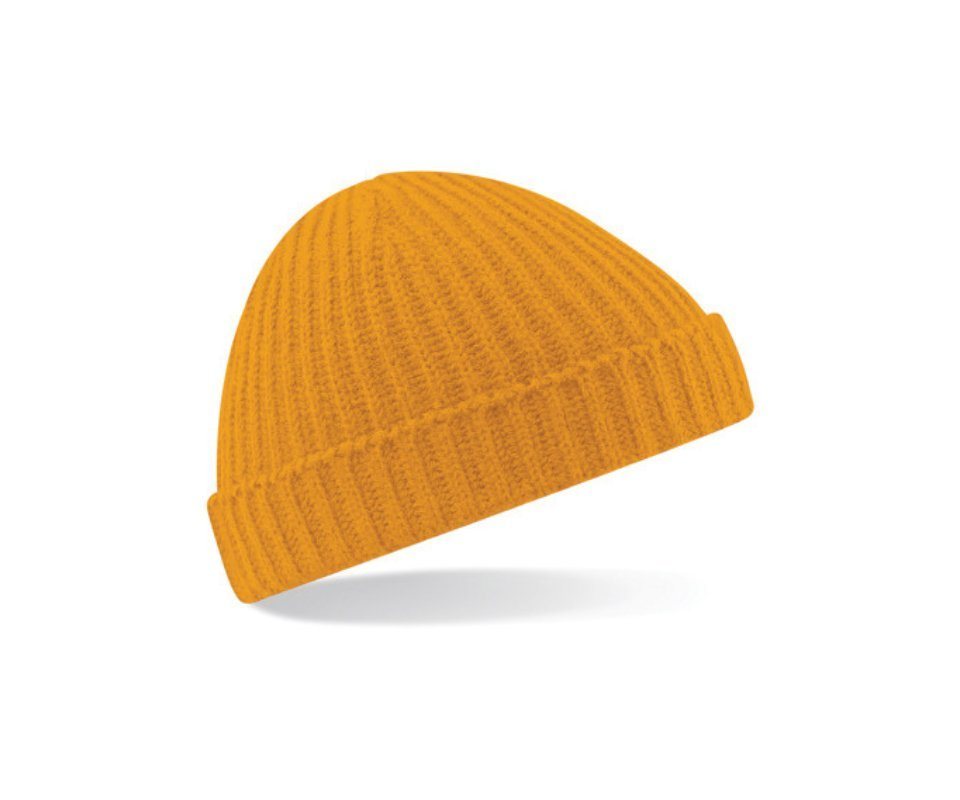 Beechfield® Strickmütze Fischermütze Herren Trawler Beanie Kurze Seemannsmütze Kurz Fischerman von Beechfield®