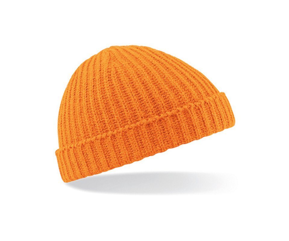Beechfield® Strickmütze Fischermütze Herren Trawler Beanie Kurze Seemannsmütze Kurz Fischerman von Beechfield®
