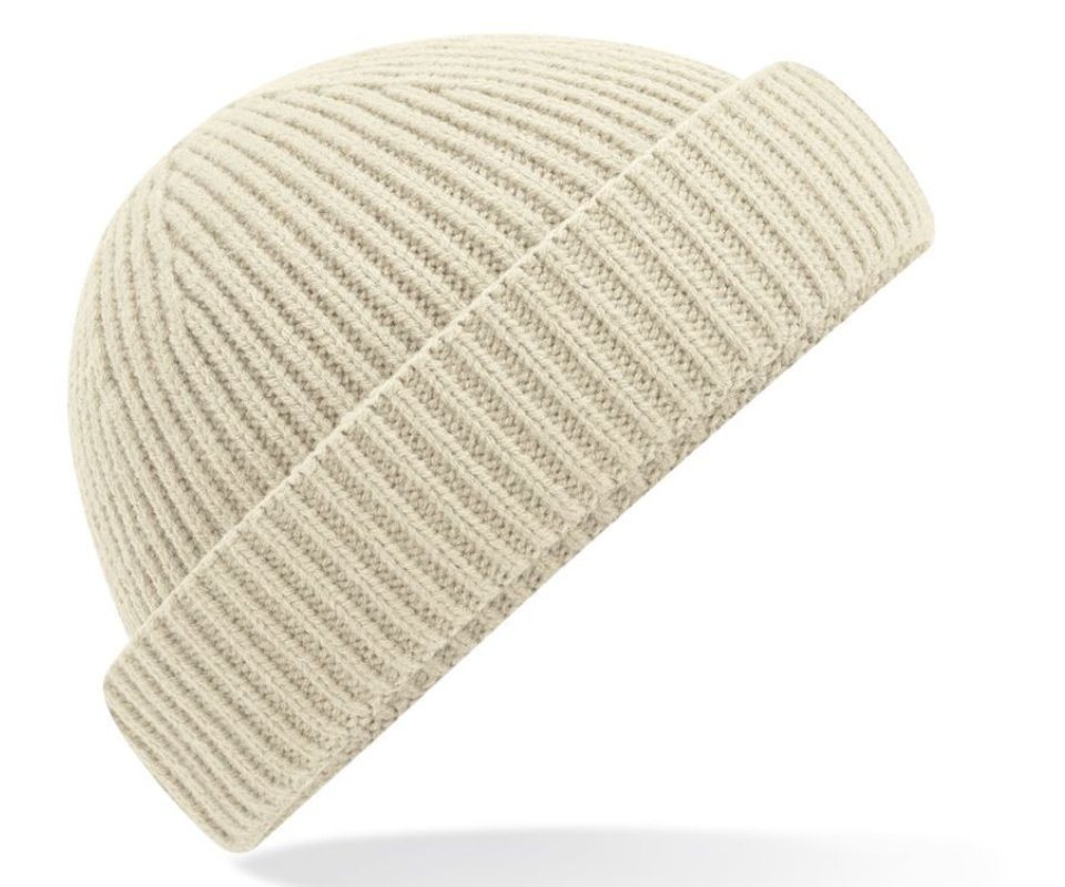 Beechfield® Strickmütze Fischermütze Herren Strick Mütze Beanie Seemannsmütze Kurz von Beechfield®