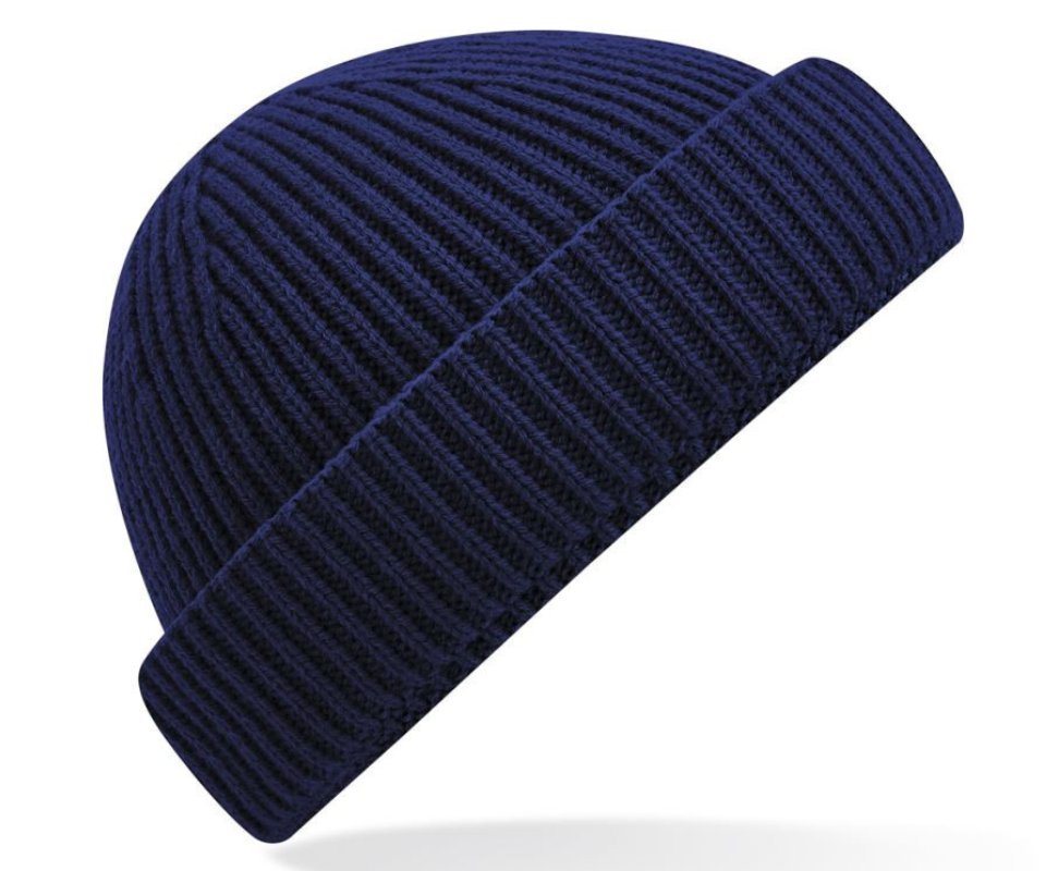 Beechfield® Strickmütze Fischermütze Herren Strick Mütze Beanie Seemannsmütze Kurz von Beechfield®