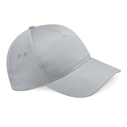 Beechfield B15 Ultimate 5 Panel Cap - Hellgrau von Beechfield