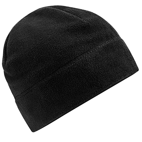 Beechfield B244R Recycled Fleece Pull-On Beanie - Black von Beechfield