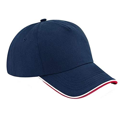 Beechfield B25c Authentic 5 Panel Cap - Piped Peak von Beechfield