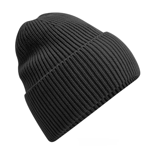 Oversized Cuffed Beanie - 50% recycelten Polyester von Beechfield