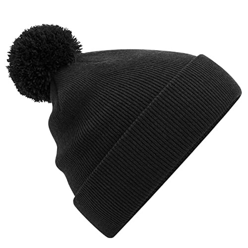 Beechfield B426B Junior Original Pom Pom Beanie - Black von Beechfield