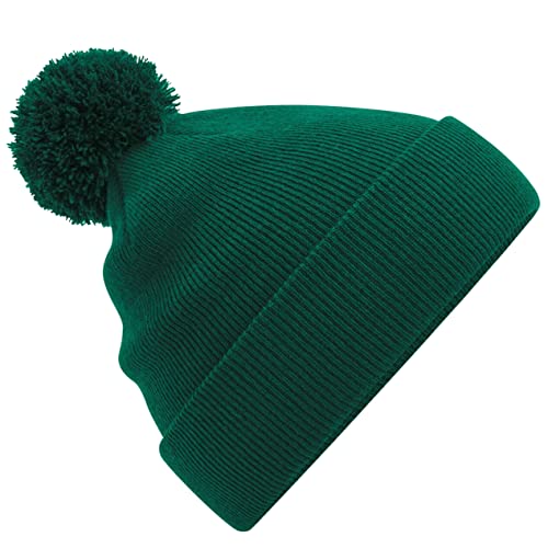 Beechfield B426B Junior Original Pom Pom Beanie - Bottle Green von Beechfield