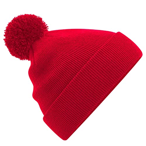 Beechfield B426B Junior Original Pom Pom Beanie - Classic Red von Beechfield