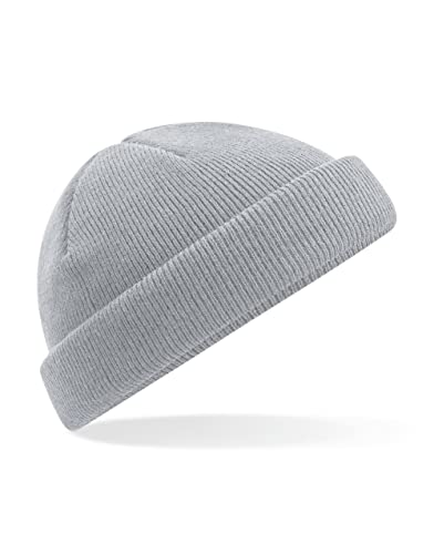 Beechfield B43R Recycled Mini Fisherman Beanie - Light Grey von Beechfield