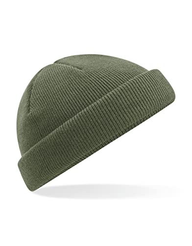 Beechfield B43R Recycled Mini Fisherman Beanie - Olive Green von Beechfield