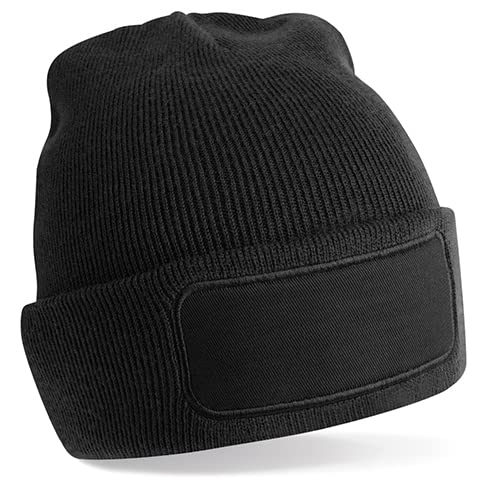 Beechfield B445R Recycled Original Patch Beanie - Black von Beechfield