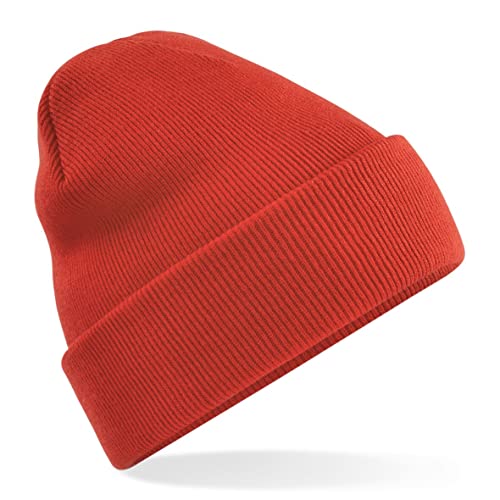 Beechfield B45 Original Cuffed Beanie - Fire Red von Beechfield