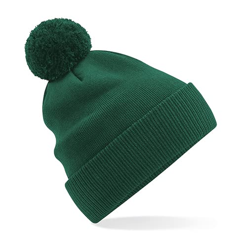 Beechfield B450N Organic Cotton Snowstar Beanie - Bottle Green von Beechfield