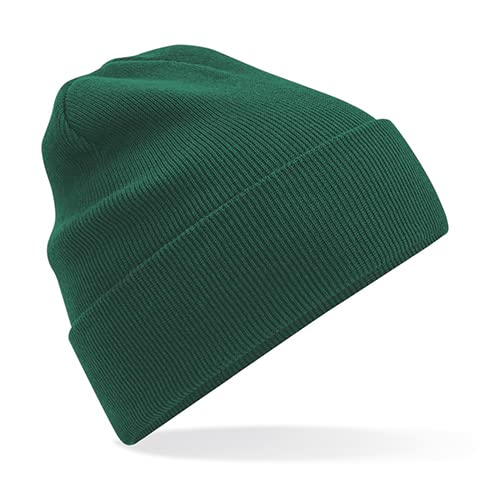 Beechfield B45N Organic Cotton Original Cuffed Beanie - Bottle Green von Beechfield