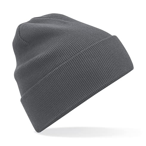 Beechfield B45N Organic Cotton Original Cuffed Beanie - Graphite Grey von Beechfield