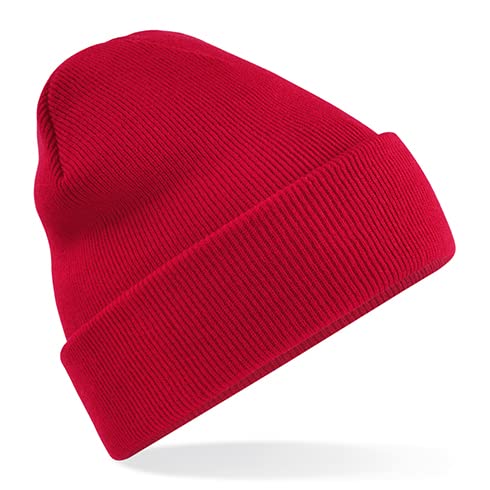 Beechfield B45R Recycled Original Cuffed Beanie - Classic Red von Beechfield