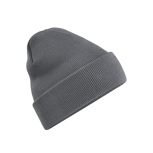 Beechfield B45R Recycled Original Cuffed Beanie - Graphite Grey von Beechfield