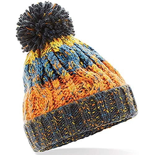 Beechfield B486b Junior Corkscrew Pom Pom Beanie von Beechfield